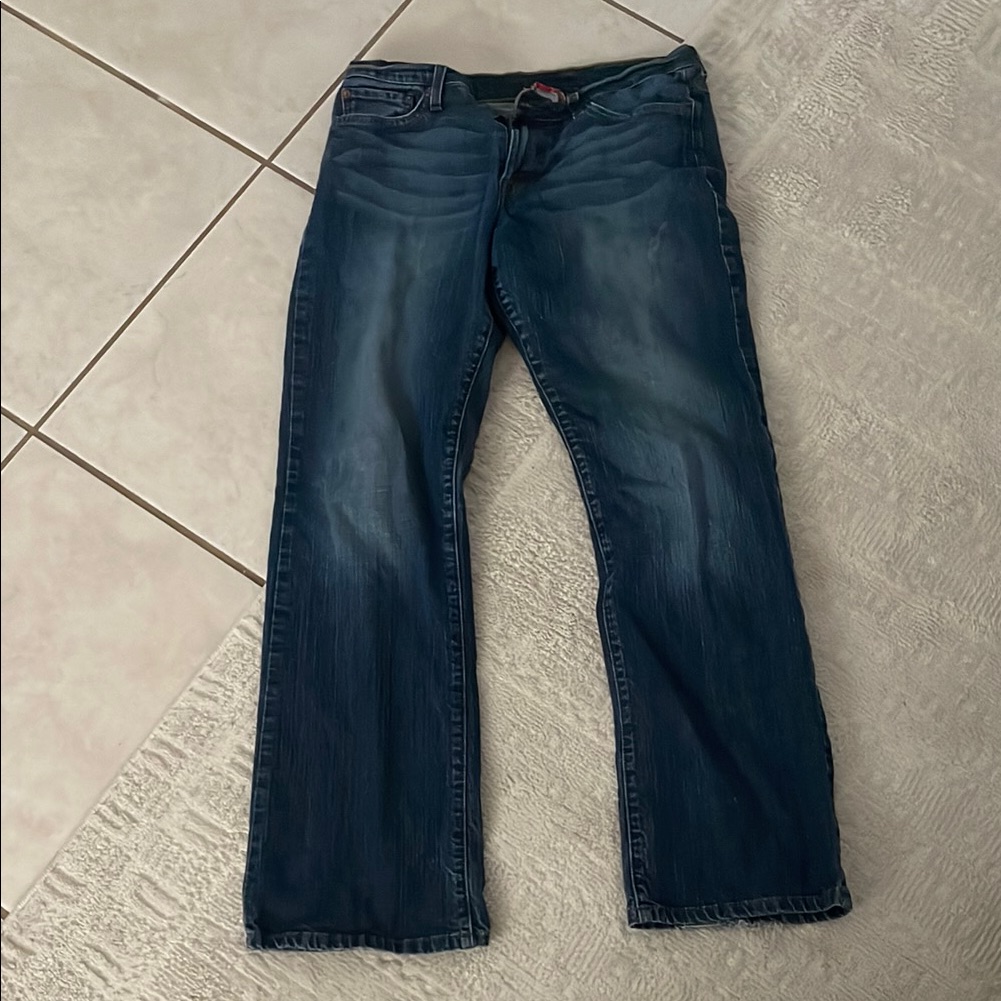 Lucky Brand Blue Straight Jeans Classic Denim